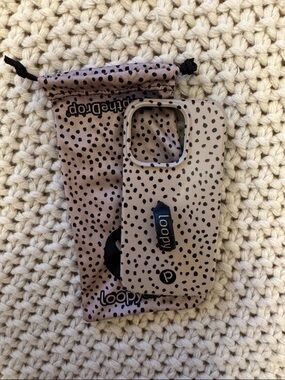 Mocha Dots Loopy Case for iPhone 15 Pro